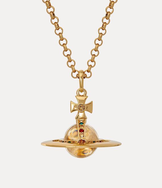 Vivienne Westwood small orb pendant necklace in GOLD